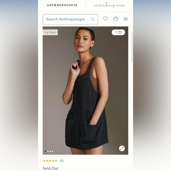 Anthropologie La Biz Maronie romper - Picture 3 of 10